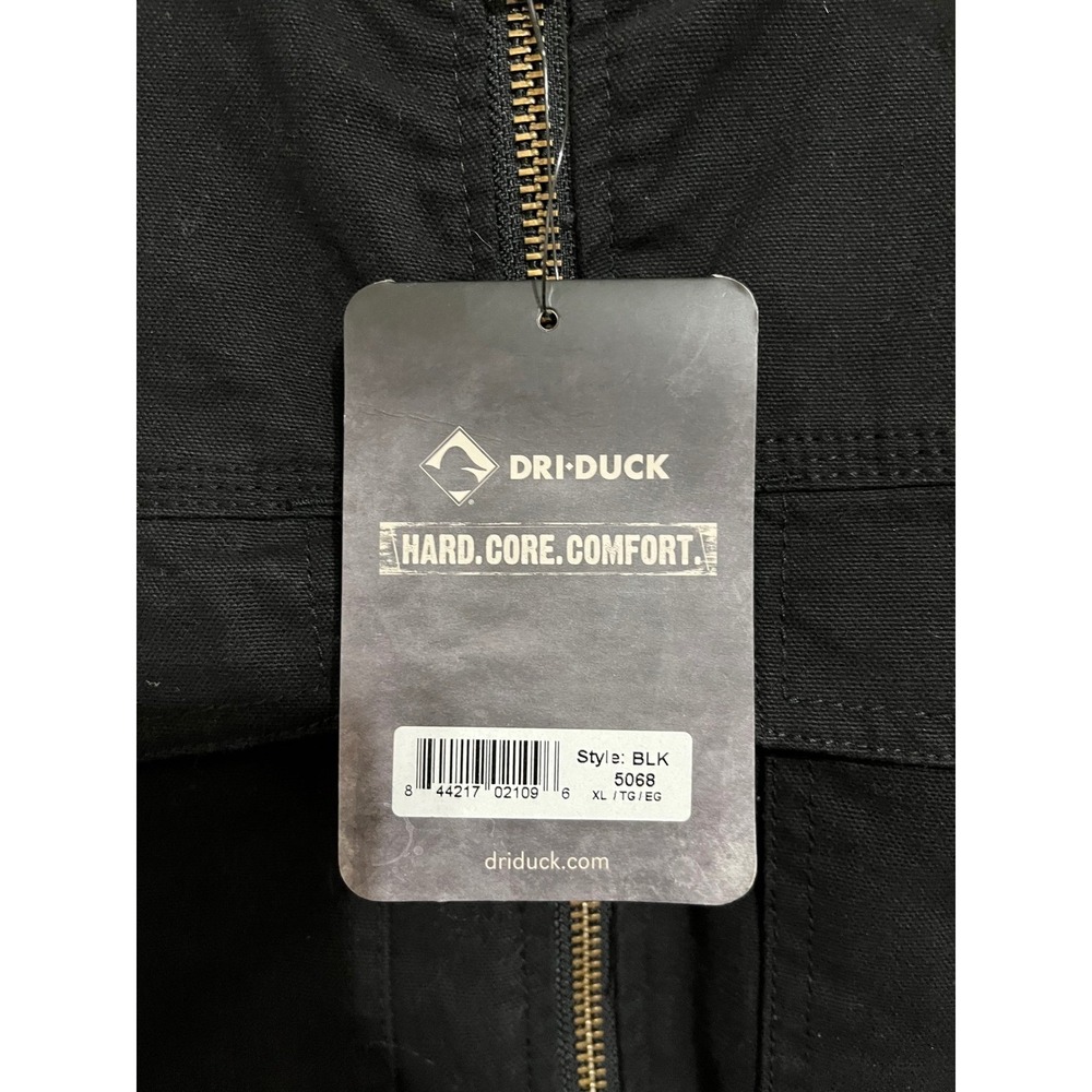 Dri Duck Trek 5068 Mens XL Black Canyon Cloth Canvas Sherpa Lined Workwear Vest - Picture 4 of 10